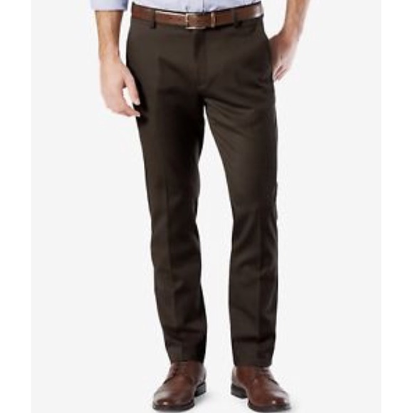 mens dark khaki dress pants
